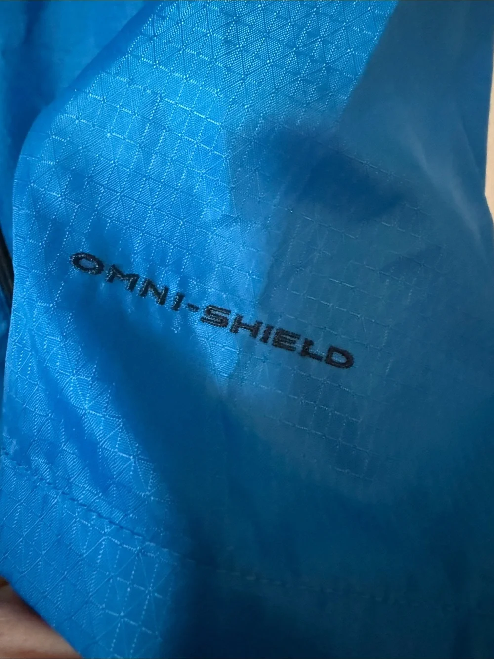 Columbia Boys Omni-Shield Windbreaker Light Jacket Blue Size Youth M 10-12